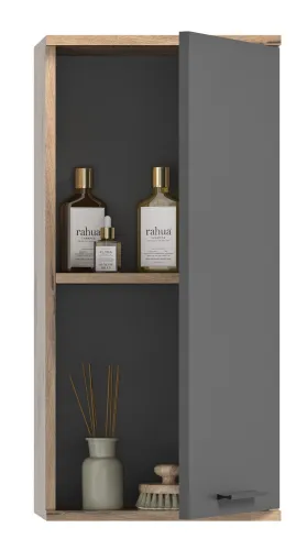Hängeschrank Mason | Nox Oak / Basalt grau