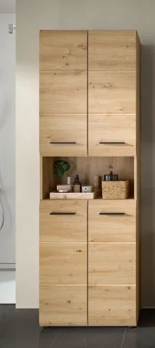 Hochschrank breit Ice | Artisan Oak