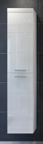 Hochschrank / Hängeschrank Devon | weiß Hochglanz