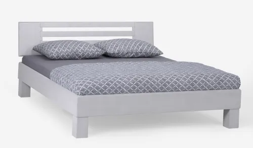 Holzbett massiv Dahlia | Buche weiß lackiert | 160x210 | Kopfteil 2