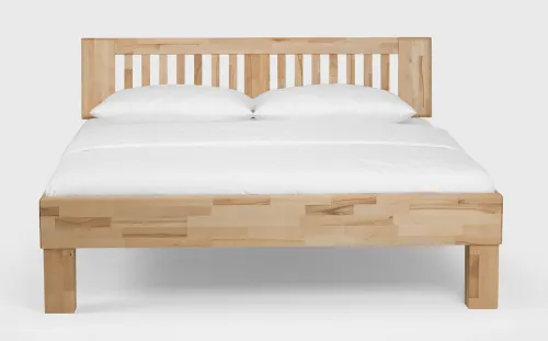 Holzbett massiv Dahlia | Kernbuche geölt | 90x210 | Kopfteil 3