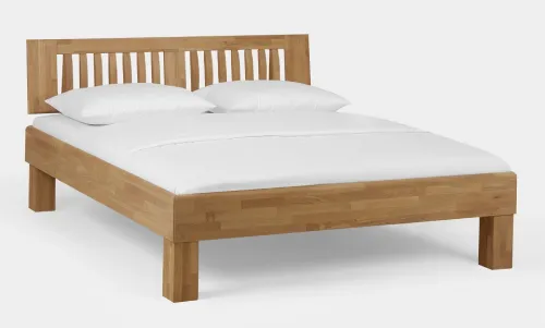 Holzbett massiv Dahlia | Wildeiche Honig geölt | 180x190 | Kopfteil 4