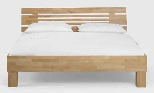Holzbett massiv Daisy | Buche lackiert | 140x190 | Kopfteil 1