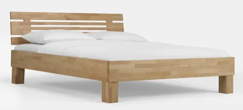 Holzbett massiv Daisy | Buche lackiert | 200x200 | Kopfteil 1