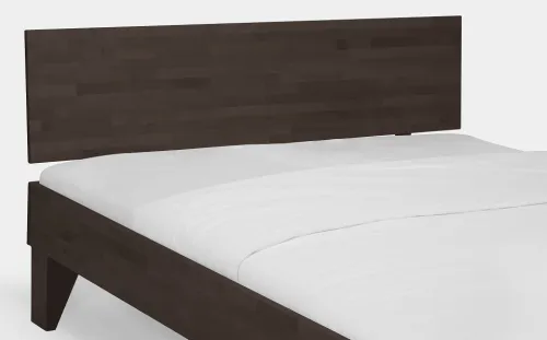 Holzbett massiv Daisy | Buche wenge lackiert | 90x190 | Kopfteil 2