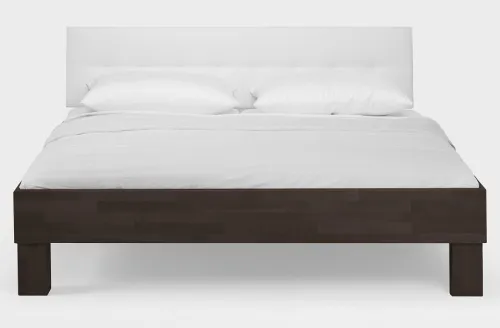 Holzbett massiv Daisy | Buche wenge lackiert | 90x200 | Kopfteil 4