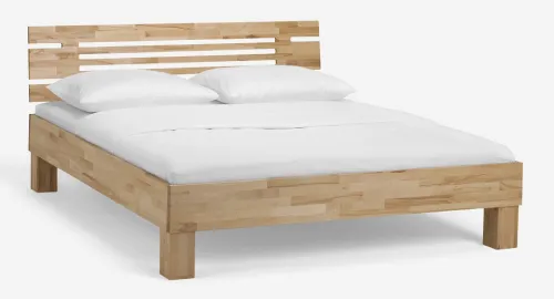 Holzbett massiv Daisy | Kernbuche geölt | 180x210 | Kopfteil 1