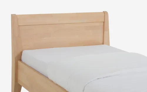 Holzbett massiv Jasmine | Buche natur geölt | 120x200 | ohne Fußteil
