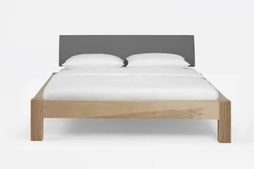 Holzbett massiv Lotus | Kernbuche geölt | verschiedene Größen 180x210 Kopfteil 1