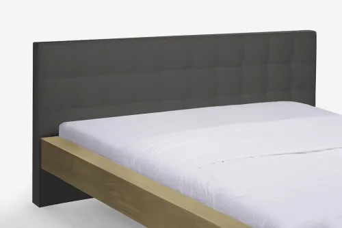 Holzbett massiv Lotus | Wildeiche Honig geölt | 160x200 | Kopfteil 2