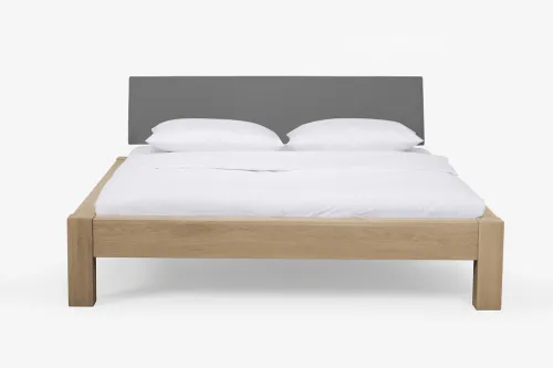 Holzbett massiv Lotus | Wildeiche Honig geölt | 200x220 | Kopfteil 1