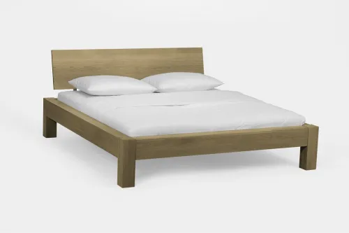Holzbett massiv Lotus | Wildeiche Honig geölt | 200x220 | Kopfteil 3