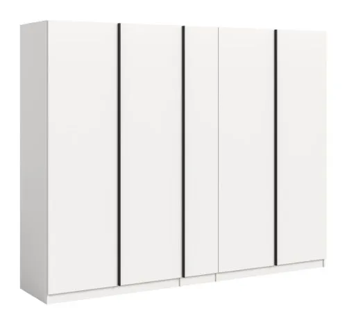 Kleiderschrank Oakland | mit 5 Türen | weiß