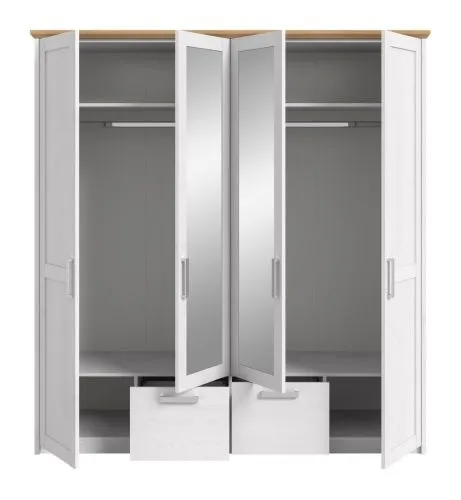 Kleiderschrank Verona | mit Spiegeltüren | Artisan / Sibiu Lärche
