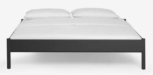 Metallbett Iris 3 | schwarz Struktur | 100x210