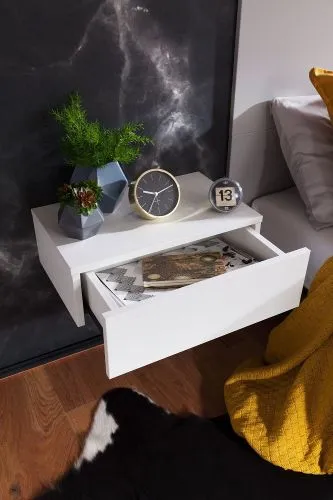 Nachttisch Dream | mit Schubkasten | weiß