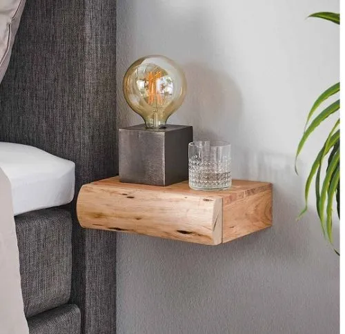 Nachttisch Nivia 2er Set | mit Schubkasten | Akazie massiv | 30/40x20 | verschiedene Größen