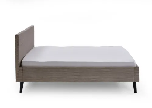 Polsterbett Avola | Cord | taupe braun | 140/180 x 200 cm | verschiedene Größen