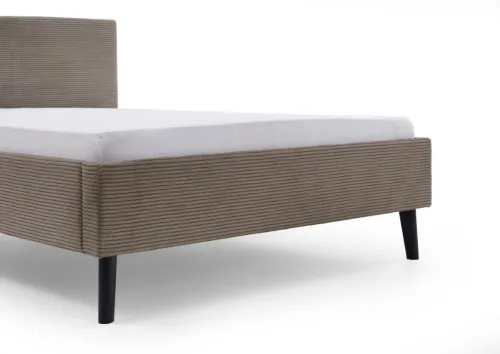 Polsterbett Avola | Cord | taupe braun | 140/180 x 200 cm | verschiedene Größen