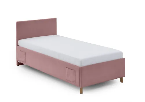 Polsterbett Cool | rose | 120 x 200 cm | ohne Rückenteil | mit Matratze