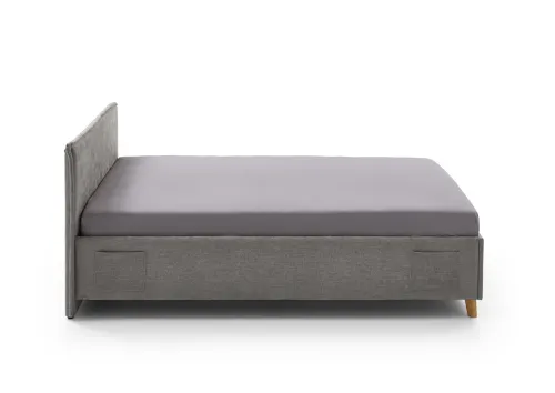 Polsterbett Fun | opt. Bettkasten, Matratze & Rückenteil | grau | 90/120/140 x 200 cm | verschiedene Größen