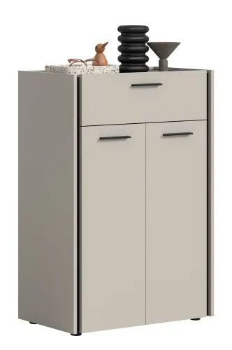 Schuhschrank Emil | Kaschmir / schwarz