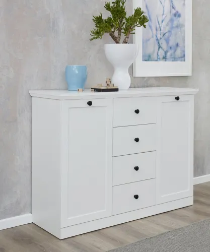 Sideboard Kommode Baxter 120 cm | Landhausstil | weiß
