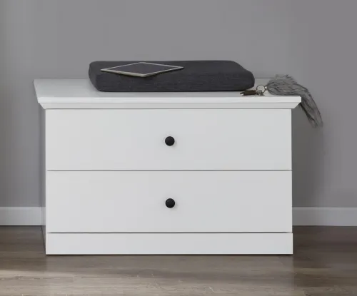 Sitzbank Baxter | Landhausstil | weiß