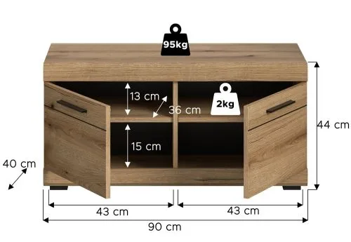 Sitzbank Scout | Evoke Oak | optional Sitzkissen
