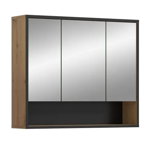 Spiegelschrank Bagno | mit offenem Fach | Artisan Oak ohne