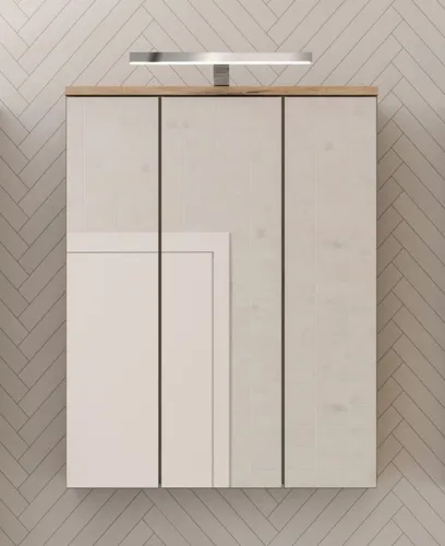 Spiegelschrank Mason | Nox Oak | inkl. LED Beleuchtung