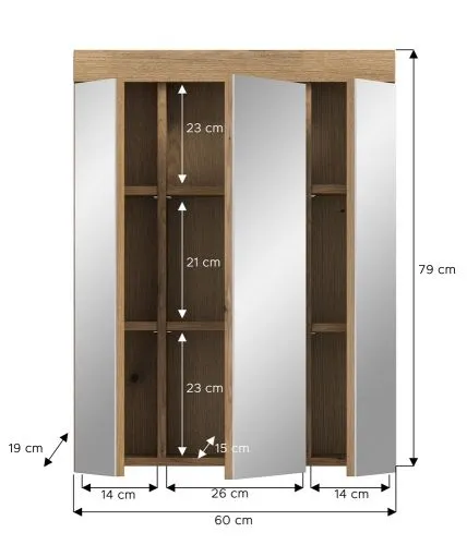 Spiegelschrank Scout | Evoak Oak