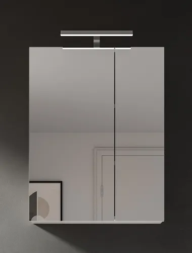 Spiegelschrank Vira | weiß | ohne Beleuchtung 60x77x18