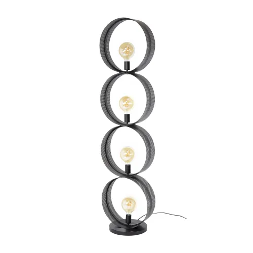 Stehlampe Jojo | 4 Leuchten | Metall | anthrazit | 160 cm