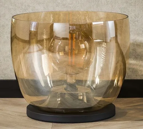 Stehlapme Pad (XXL) | Glas & Metall | Amber