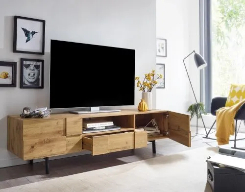 TV-Board Checker 2 | Oak | braun