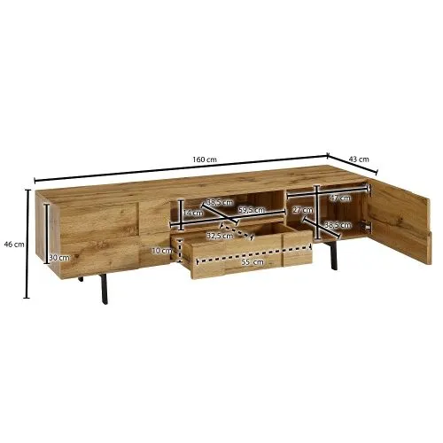 TV-Board Checker 2 | Oak | braun