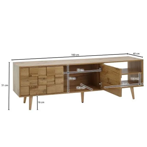 TV-Board Checker | Oak | braun