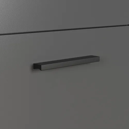 TV-Board Lowboard Esteban | Anthrazit / Coast Evoke Oak ohne Beleuchtung