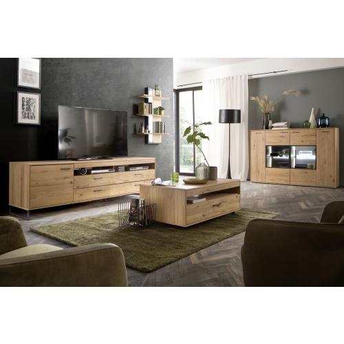 TV-Board Portland 2 | Asteiche Bianco massiv