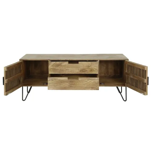 TV-Lowboard Dwina | 135 cm | Mangoholz | Sandfarben