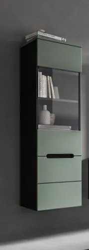 Vitrine Canu | Smoke Green / Basalt Grau