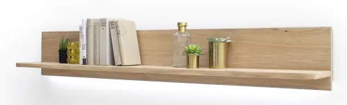 Wandboard Portland | Asteiche Bianco | LED Beleuchtung mit LED Band 135 cm