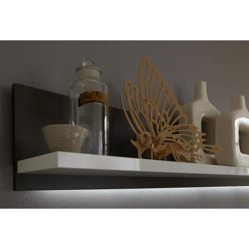 Wandboard Trento | weiß Hochglanz | LED Beleuchtung