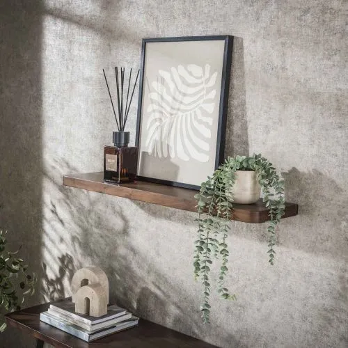 Wandregal Galia | 90cm | Akazie massiv | braun
