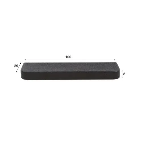 Wandregal Surabu | flüssiges Metall | grau | 100/150/200 cm | verschiedene Größen