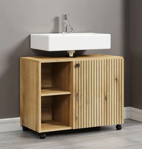Waschbeckenunterschrank Pure Bliss | Evoke Eiche | 80 cm