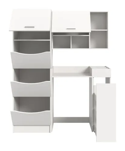 Waschmaschinenschrank Set Free | weiß | 4-teilig
