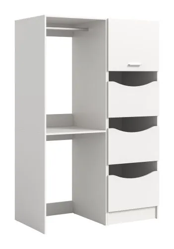 Waschmaschinenschrank Set Free 5 | weiß | 2-teilig