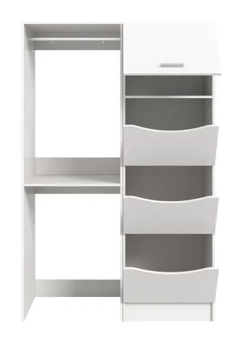 Waschmaschinenschrank Set Free 5 | weiß | 2-teilig